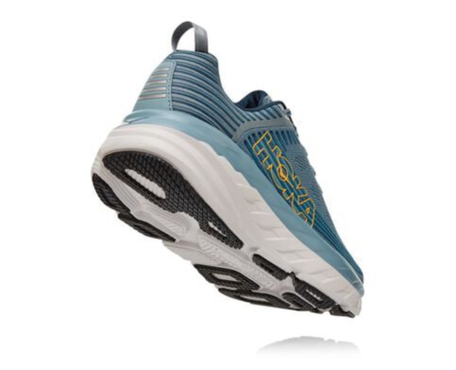 Hoka One One Tenisky Panske Modre - Bondi 6 - 85063-GMVH